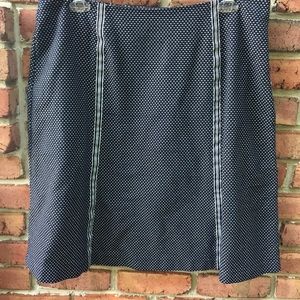 Norton &Co Woman Nautical dotted skirt stripe 18W